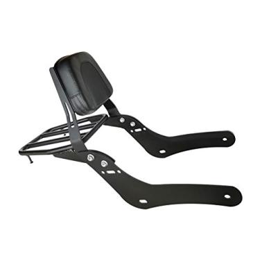 Imagem de Promise Encosto mais rápido Sissy Bar com almofada confortável e prateleira de bagagem para Honda Rebel 500 Rebel 300 CMX500 CMX300 2017-2020