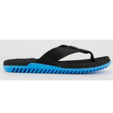 Imagem de Chinelo Sandália Kenner Masculina Nk6 Preto/Azul Original, Preto, Azul