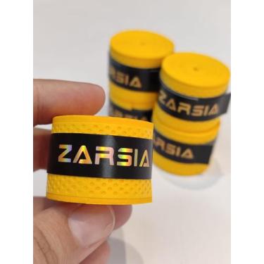 Imagem de Kit Cinco Overgrip Super Grip Seca Raquete Beach Tennis Zarsia Absorçã