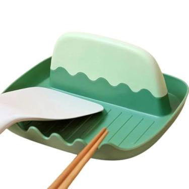 Imagem de Suporte Descanso de Colher Talheres Tampas Utensílios Cozinha Multiuso, Antiderrapante e Resistente - Marca Ferreira Faria