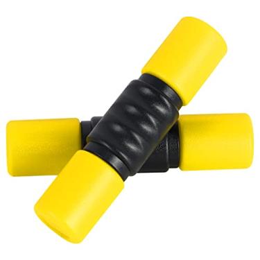 Imagem de RANMING Twist Shaker, Agitador de duas fileiras ABS, instrumentos de percussão de volume médio para acompanhamento, estúdio, banda, bateristas. (amarelo)