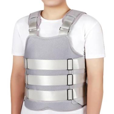 Imagem de Cinta Toracolombar Fixa Ajustável, Toracolombar Inflável Cinta Fixa Para Cifose, Osteoporose, Escoliose Leve E Suporte Pós-cirúrgico, A, L