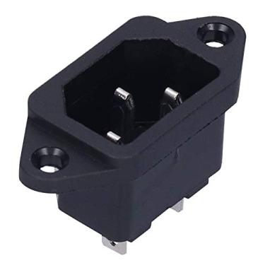 Imagem de Plugue Masculino, Conector de Montagem de Chassi de Cobre de 3 Bore, Tamanho Pequeno, Durável, para Fogão de Arroz, Geladeira, Ar Condicionado, Panela de Indução, Computador