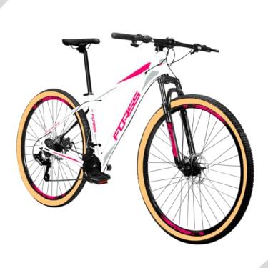 Imagem de Bicicleta Forss Aro 29 5.0 21 Marchas (Branco-Pink, 17)