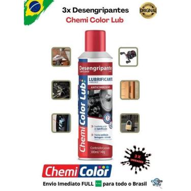 Imagem de Óleo Desengripante Spray 300ml - Chemicolor Kit c/ 3 unid.