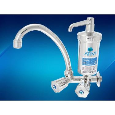 Imagem de Torneira com Filtro e bica móvel ABS M406 Cromada ATIVI
