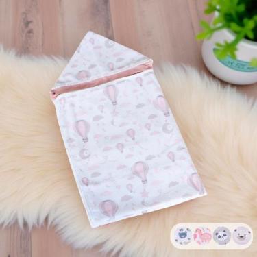 Imagem de Toalha De Banho Para Bebe Estampada Com Capuz Menino Menina - Maria's 