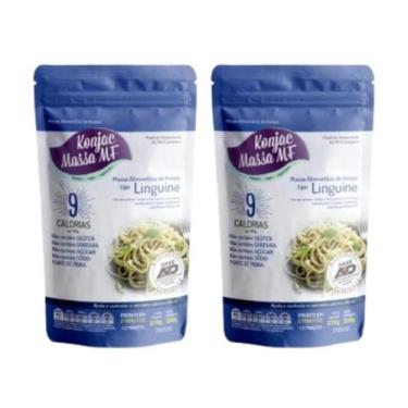 Imagem de Kit 2 Macarrão Linguine Konjac Massa MF 540g Low Carb
