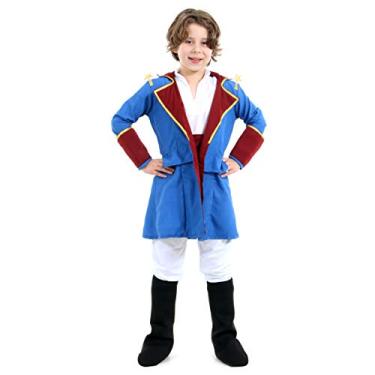 Imagem de Sulamericana Fantasias O Pequeno Princípe Infantil , G 10/12 Anos, Azul/Vermelho/Branco