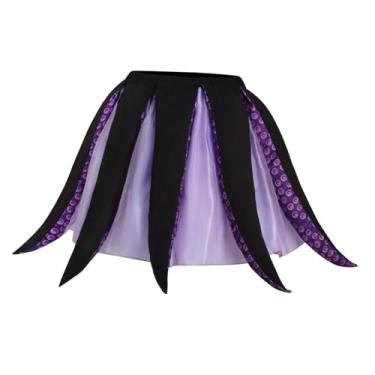 Imagem de UxicRuya Fantasia de polvo feminina Halloween Vestido de polvo para baile de máscaras, Xl