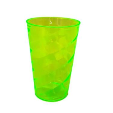 Imagem de 12 Copos Twister Cristal Colorido 400ml Festa P/ Transfer - M&Ca Plást