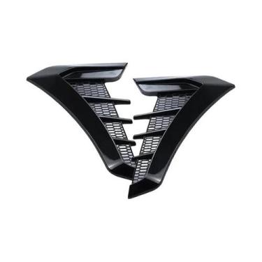 Imagem de Adesivos De Cobertura De Ventilação Para Capô De Carro Em Fibra De Car