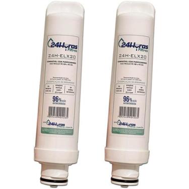 Imagem de Kit 2 Filtro Refil Compatível Electrolux Pe 10 Pe10B Pe10X - 24 Horas 