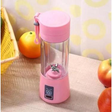 Imagem de Mini Liquidificador Portátil Recarregável Usb 5V 6 Lâminas - Ybx