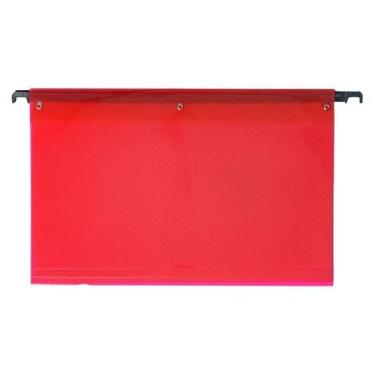 Imagem de Kit Com 20 Pastas Suspensas Plásticas Com Visor Documentos - Polycart,