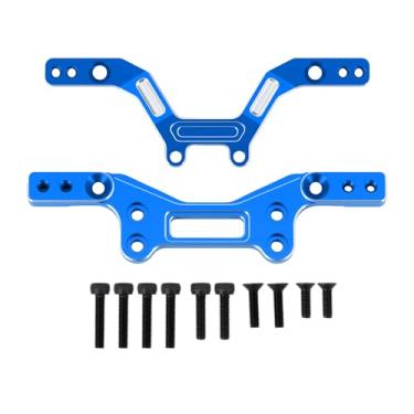 Imagem de Aluminum Alloy Front&Rear Damper Plate for Arrma 1/14 Typhon Grom Upgrade Parts (Blue)