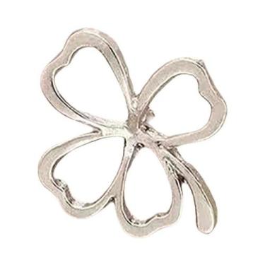 Imagem de Broche De Flor Feminino Com Laço Em Metal, Pin De Lapela Anti-reflexo,