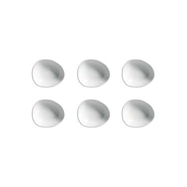 Imagem de Conjunto de Cumbucas Oval Porto Brasil Orgânico New White 265ml - 6 Peças