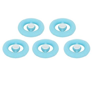 Imagem de aqxreight Anéis de Alcance Rotativos de 5pcs Coloridos para Alívio do Estresse para Crianças e Brincadeiras Divertidas (Azul)