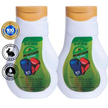 Imagem de 2 Gel Massageador relaxante muscular Nocauteador Dokmos 200g