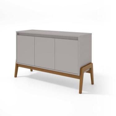 Imagem de Buffet Gales 3 portas - Casa Régia, Macadamia Natural/off White