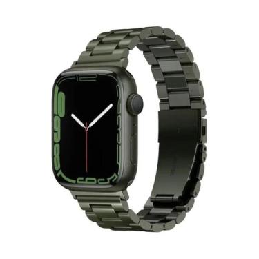 Imagem de Pulseira De Aço Inoxidável Para Apple Watch 45mm 49mm 41mm 40mm 44mm 4