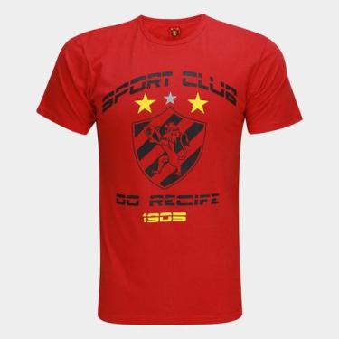 Imagem de Camiseta Sport Recife 1905 Masculina - SPR, Vermelho, M