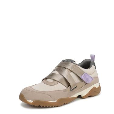 Imagem de Vionic Tênis feminino Walk Slim Gia, Camurça/couro pergaminho, 7 Wide