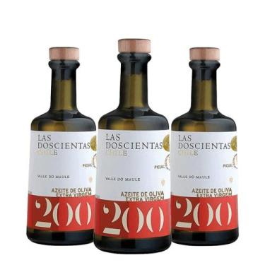 Imagem de Kit 3 Unidades de Azeite de Oliva Extra Virgem Las Doscientas Picual -