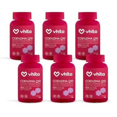 Imagem de Kit 6 Coenzima Q10 120mg - 30 cápsulas - Vhita