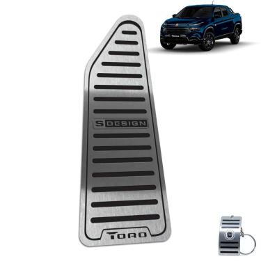 Imagem de Descanso de Pé Fiat Toro S-Design Aço Inox Preto