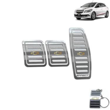 Imagem de Pedaleira Manual Chevrolet Onix Effect 2013 a 2019 Prata
