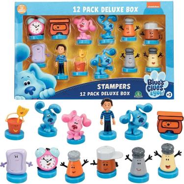 Imagem de Blues Clues Selos 12pk Tickety Josh Shovel Pail Magenta