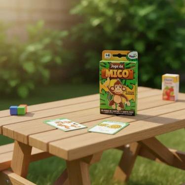 Imagem de Jogo Cartas Jogo Do Mico Memória Baralho Infantil Diversão - Mini Toys