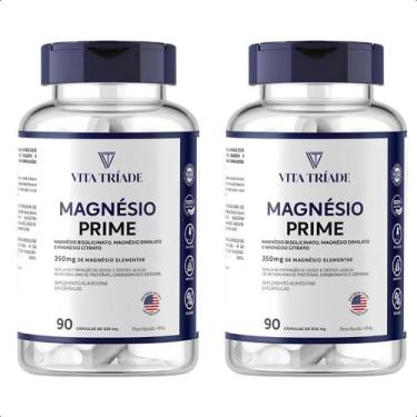 Imagem de Magnésio 350mg Bisglicinato Dimalato Citrato  90 Cáps - VITA TRÍADE