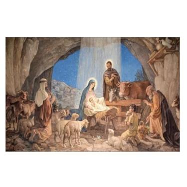 Imagem de Painel Tecido Sublimado Presépio 2,20 x 1,50 (7)