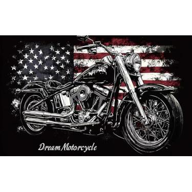 Imagem de MA6GE8DE Quebra-cabeças de motocicleta Dream para adultos, 500 peças, alívio do estresse, estilo vintage, motocicleta, quebra-cabeça de madeira de alta dificuldade, 500 peças, ótimo para relaxar e