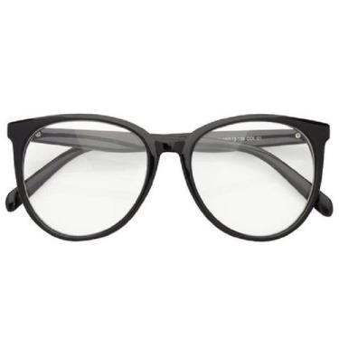 Imagem de Armação Óculos Grau Feminino Redondo Seatle Preta - Palas EyeWear