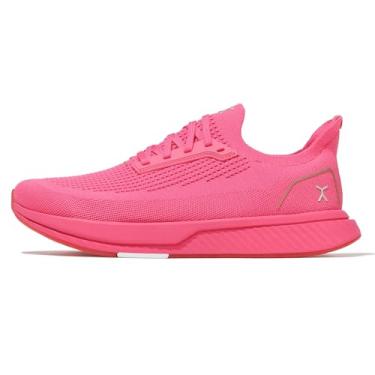 Imagem de FLUX FOOTWEAR Adapt Runners para mulheres e homens, sapatos minimalistas – bico largo, sola sem queda, leve e flexível, perfeito para caminhar, correr e conforto diário, Rosa neon, 35/36 BR