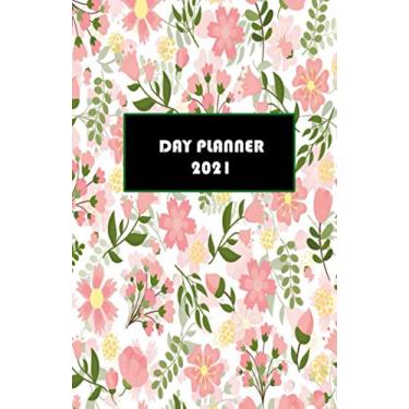 Imagem de Agenda de dia 2021: janeiro de 2021 a dezembro de 2021 elegante agenda de um ano, impressa em design de interiores com capa premium... diário, caderno planejador de dia de 14 x 21,6 cm.
