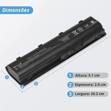 Imagem de Bateria para Notebook HP Pavilion DV5-2040R - BestBattery, Preto