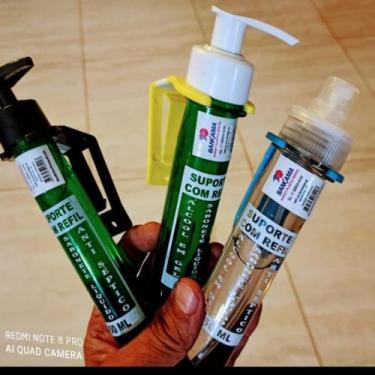 Imagem de Dispenser Álcool Gel Antisséptico Portátil Válvula Pump 50ml - Importa