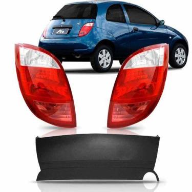 Imagem de Kit ka 2001 a 2006 par lanterna com parachoque traseiro - SP ACESSÓRIO