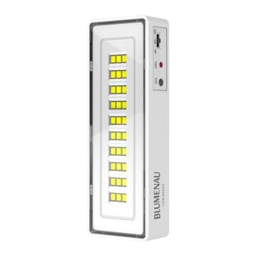 Imagem de Luminária de Emergência 30 LEDs 1W - BLUMENAU ILUMINAÇÃO, 1W