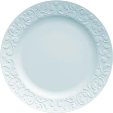Imagem de Prato raso em porcelana, modelo Tassel, Ø 26,5 cm, Germer, Azul