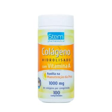 Imagem de Colágeno Hidrolisado Vitamina A Stem 100 Comprimidos