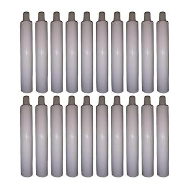 Imagem de MotiveTech Tubos de tinta de alumínio vazios, embalagens para amostras, tampas de fácil abertura, armazenamento compacto e prático para creme para as mãos de, 20 Unidades de 20ml