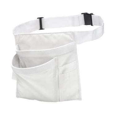 Imagem de Bothyi Ferramentas Cinto Cintura de Ferramentas de Jardim Tecido Oxford de de Eletricista Organizador de para Trabalhadores de Manutenção, Branco