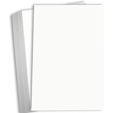 Imagem de Hamilco Papel cartolina branco brilhante tamanho legal, 21 x 35 cm, cartolina, 36 kg, embalagem com 50 (brilhante)