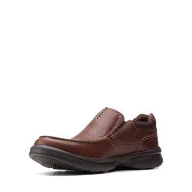 Imagem de Clarks Sapato sem cadarço masculino Bradley, Tan Tumbled, 43 EU